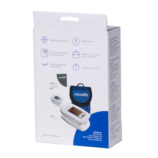 Máy đo nồng độ oxy trong máu SPO2 Microlife Oxy210 - Ảnh 5